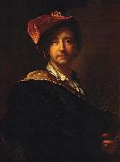 Hyacinthe Rigaud selfportrait by Hyacinthe Rigaud painting